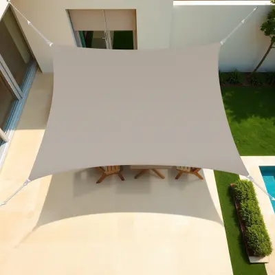 Voile d'ombrage Easy Sail carrée Taupe