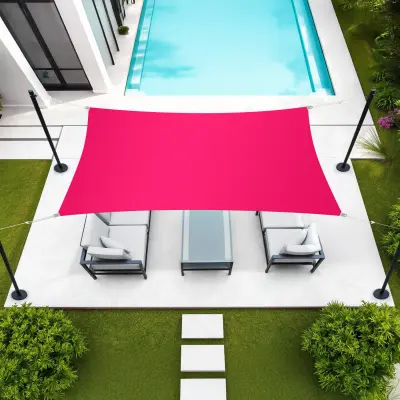 Voile d'ombrage Easy Sail rectangle Framboise