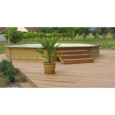 Piscine en bois Gardipool Oblong