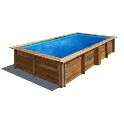 Piscine en bois gré Lemon