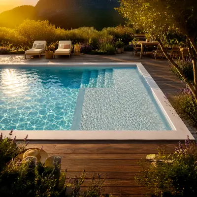 Coque piscine CATANIA 8,07m x 4m x 1,50m (PISPARONLI)