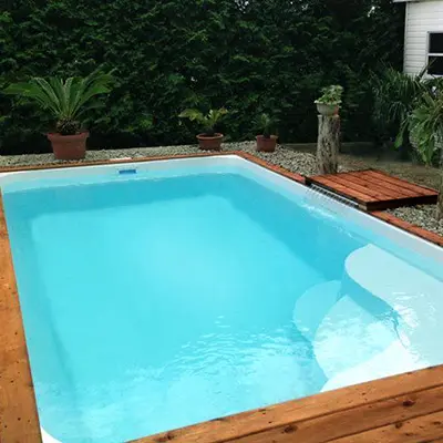 Filet rectangulaire de piscine 6 x 12,5 m - bache et filet de piscine