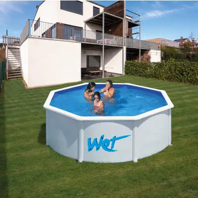 Piscine hors-sol acier GRE WET rondes