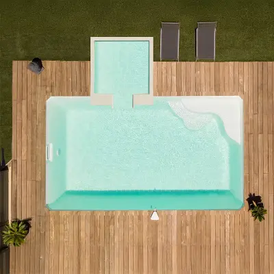 Plage à débordement OKEANOS