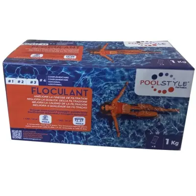Floculant piscine PoolStyle - 4 x 8 chaussettes de 125g (PSL-500-0014x4)