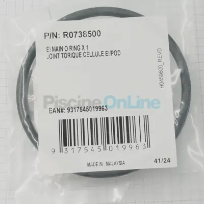 Joint torique d'électrode Ei (cellule EI POD) - électrolyseur (R0738500)