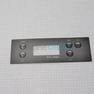 Autocollant de Façade pour panneau TP500 BALBOA - spa 1 pompe (RPOR0400-A)