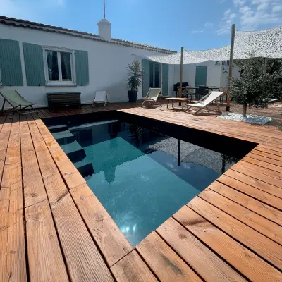 Piscine coque polyester SANA sans permis