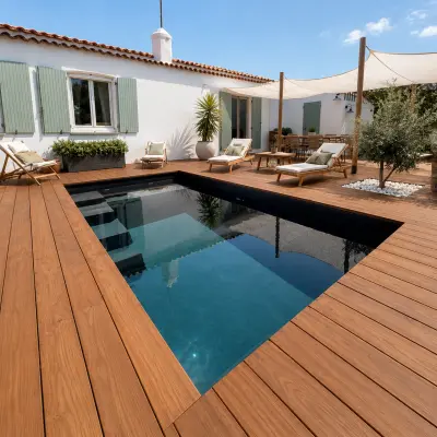 Piscine coque polyester SANA sans permis