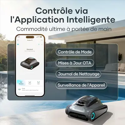 Robot de piscine sans fil Aiper Scuba S1 - Version 2025