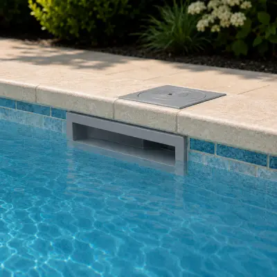 Skimmer Astral NORM XXL 17,5L Gris avec vis métrique pour piscines Liner et préfabriquées (56176CL129)