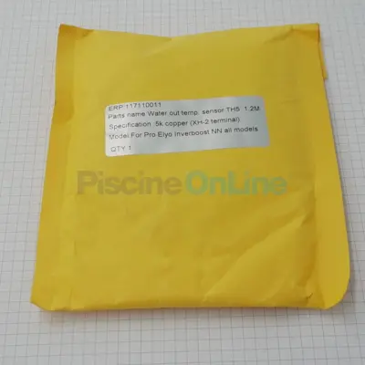 Sonde de température de sortie d'eau TH5 pour PAC type PRO ELYO Inverboost XP07DCsi+ à XP21DCsi+ BERING EXCELLIUM VSN ZODIAC PX50 ASTRALPOOL HEAT... (ZX117110011)