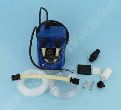 Pompes péristaltiques à débit variable 0,4 à 4 L/h 230V - modèle boitier pour fixation murale