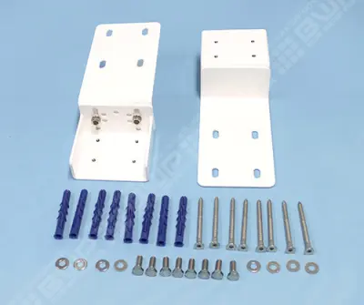 Boitier poutrelle réglable blanc (x2)