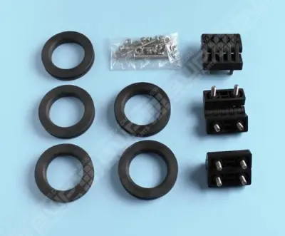 Charnieres pour local Kheops (+ visserie + joints ronds)