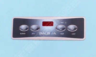 Facade adhésive 4 boutons Ll