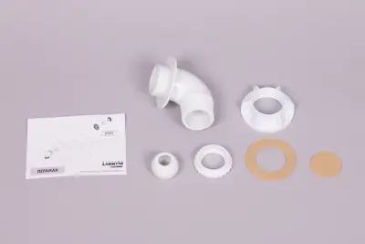 Coude avec raccord d'entrée sphérique