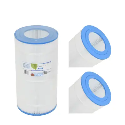 Cartouche de filtration Ø26,24cm - L.50,99cm / Haut 15cm trou ouvert - Bas 15cm trou ouvert
