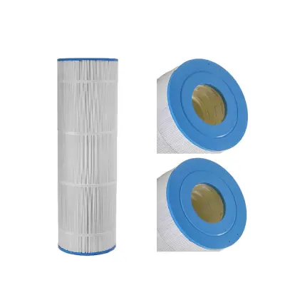 Cartouche de filtration Ø23,6cm - L.74,42cm / Haut 10cm trou ouvert - Bas 10cm trou ouvert