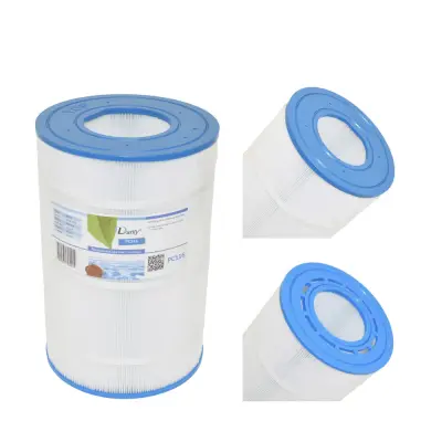 Cartouche de filtration Ø22,94cm - L.35,15cm / Haut 10.5cm trou ouvert - Bas 10.5cm trou avec fentes
