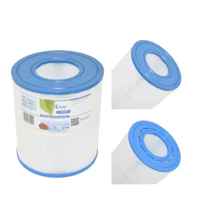 Cartouche de filtration Ø22,94cm - L.25,74cm / Haut 10.5cm trou ouvert - Bas 10.5cm trou avec fentes