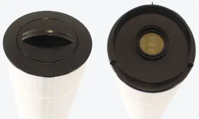 Cartouche de filtration Ø18,65cm - L.52,97cm / Haut avec poignée - Bas 5cm trou ouvert