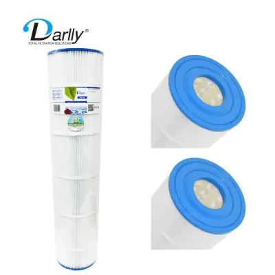 Cartouche de filtration D.180 mm - H.814 mm - Ouverte haut D.75 mm et bas D.75 mm (Pentair type Clean & Clear 