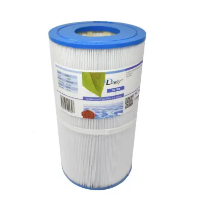 Cartouche de filtration D.162 mm - H.302 mm - Ouverte haut D.75 mm et bas D.75 mm