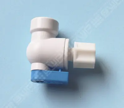 Robinet bleu 90° 1/4x1/4" pour Idrapure 5 modèle F30006