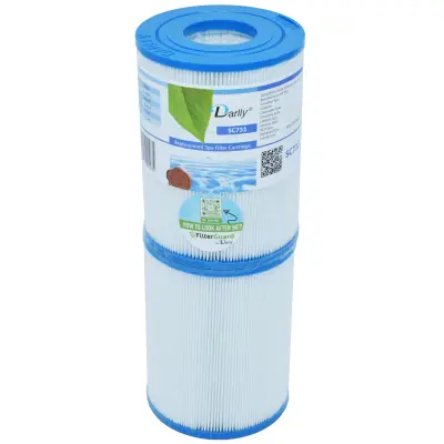 Cartouches de filtration D.125 mm - H.168 mm - Ouverte haut D.54 mm et bas D.54 mm (x2)