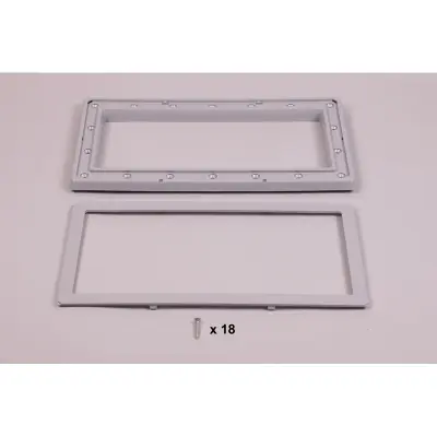 Bride et cache vis kit liner - GRIS