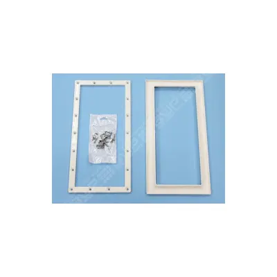 Bride SK GM + enjoliveur + vis Parker 5,5x25mm BLANC - Panneaux - REMPLACE 05282R0001 (ASTRAL)