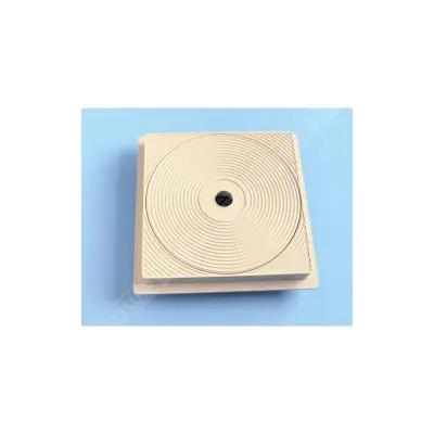 Couvercle SK Standard rond + cadre carré - SABLE