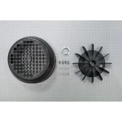 Ensemble couvercle + bague + hélice de ventilateur PPE VICTORIA Plus Silent 1.5CV à 3CV (sauf 3CV Mono) (Astra