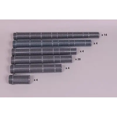 Ensemble de crépines 1"1/2 pour filtre Praga Ø2350 (Astralpool)