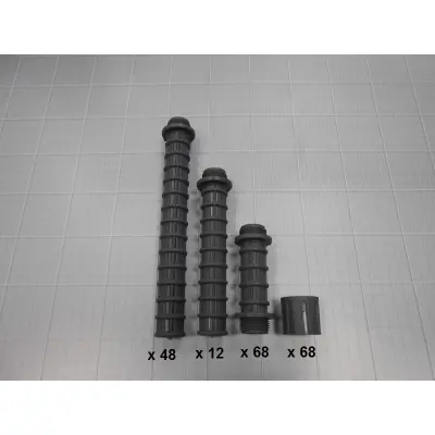 Ensemble de crépines 3/4" pour filtre Ø2000