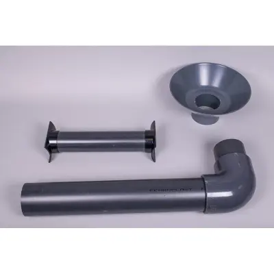 Ensemble diffuseur + protection Ø125 - 1800