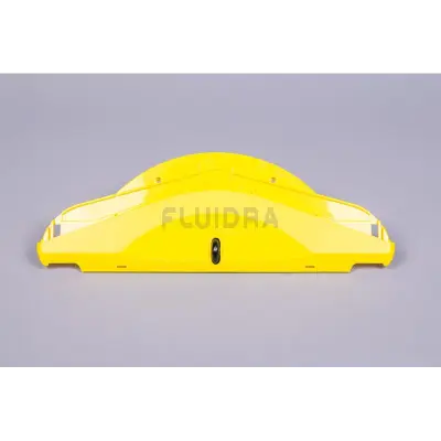 Flasque latérale jaune avec roue pour robot Pulit E50