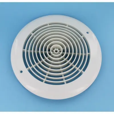 Grille ABS de bonde de fond ronde Ø258 mm + vis (x2)