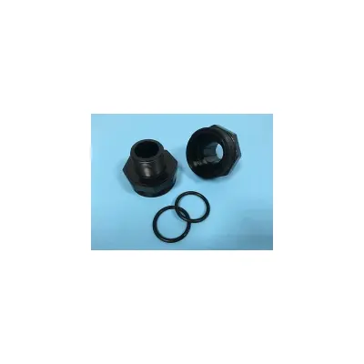 Kit 2 traversées de paroi NOIRES + joint 1"1/2 FSAB Balear Ø400 à 640, Toledo