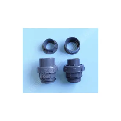 Kit raccords union 2" 50/63mm pour PPE Whisperflow. UltraFlow. Challenger. IntelliFlo (x2) (PENTAIR)