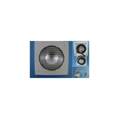 Projecteur Carré 300W/12V Piscine béton (voir option A-14000-150 pour Liner) -PRIX NET -SUR STOCK