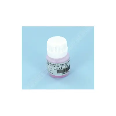 Solution tampon 25 ml pH 4,0 (Rouge) - (TS)