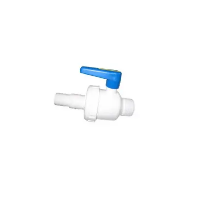 Vanne Manuelle 2 voies D DN 40 Filetage BSP 1 1/2“ / Raccord de tuyau d32/d38 