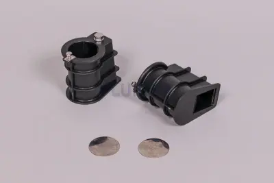 Ancrage d'echelle + FV pour tube Ø43 avec prise de terre x2