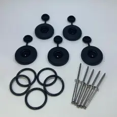 Bouchon de sécurité pour panneau polycarbonate (x5)