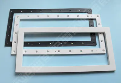 Brides + enjoliveurs + joints + vis skimmer GM (x2) - BLANC