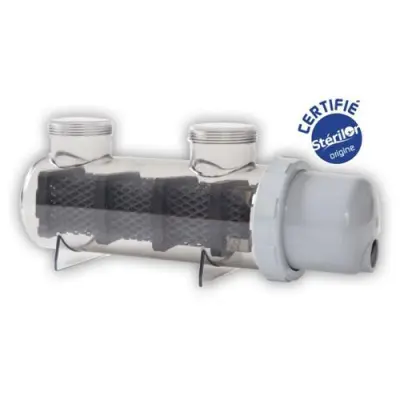 Cellule complète POOLRITE STERILOR grise avec coque - 10 grilles de 50x200 mm - AK350/AKS350
