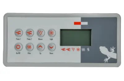 Clavier de commande avec autocollant TSC-8, K-8 - 8 boutons