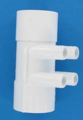 Collecteur (Manifold) entrée/sortie femelle 2" 4 sorties 3/4" annelées